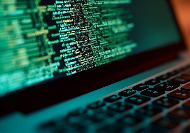 Digital data security and privacy concept illustration