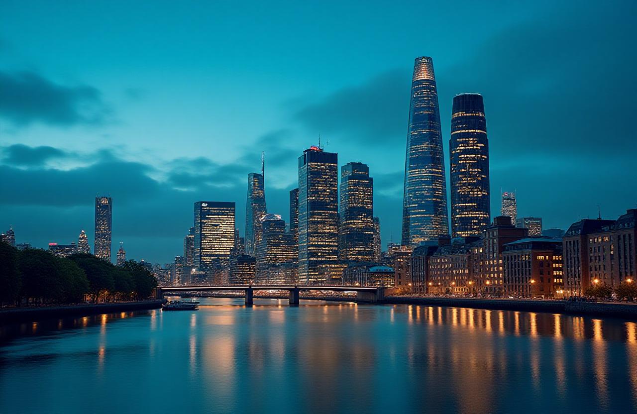 London legal district background